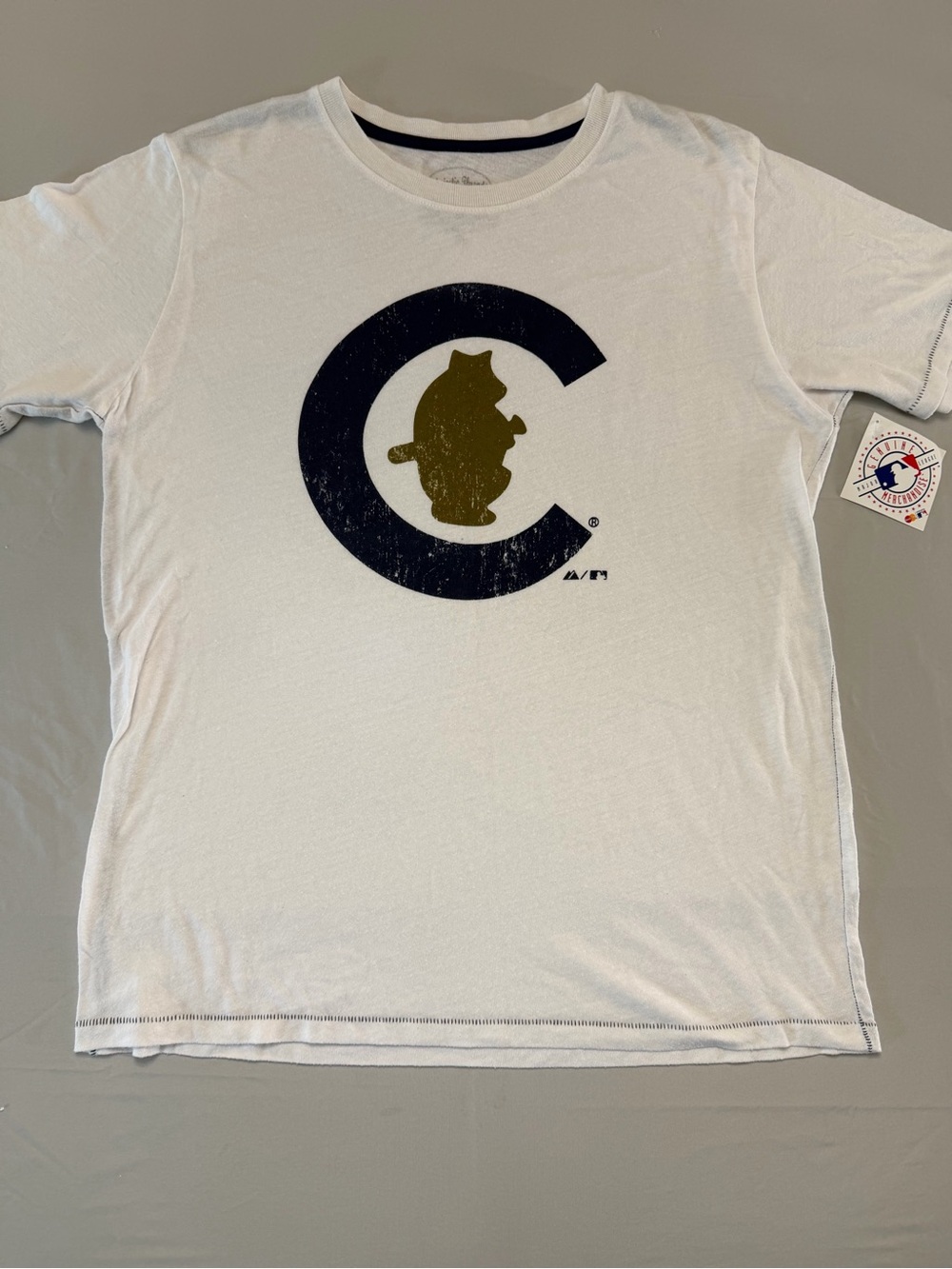 Chicago Cubs Majestic Threads 1914 Logo T-Shirt